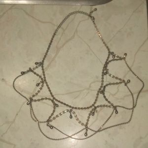 Vintage Silver Choker 16in Long